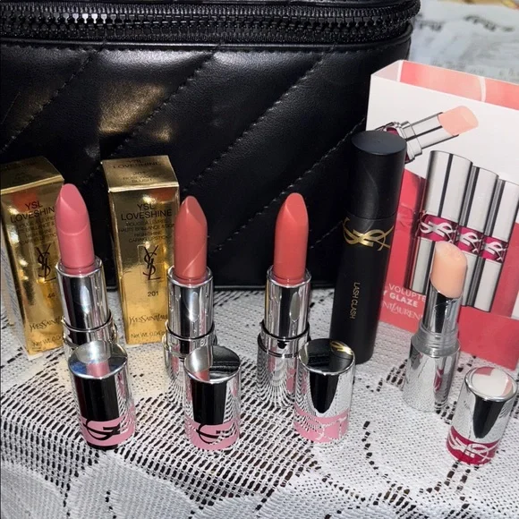COPY - Yves Saint Laurent Loveshine Pink and Nude Lipstick Collection - Picture 1 of 1